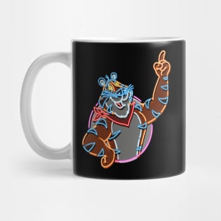 Tony the tiger neon bg Mug